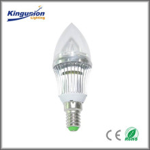 Kingunion 2015 LED de la vela de la serie de la luz E14 / E27 / E26 CE RoHS ERP IP20 80LM